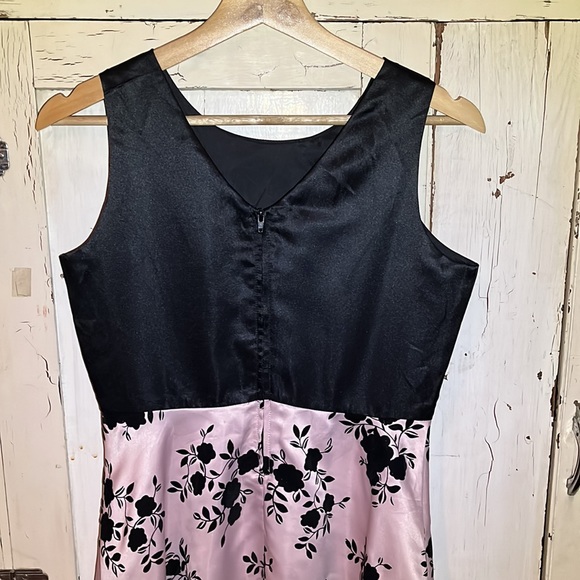 Rare Editions girl’s pink and black dress - Picture 4 of 9